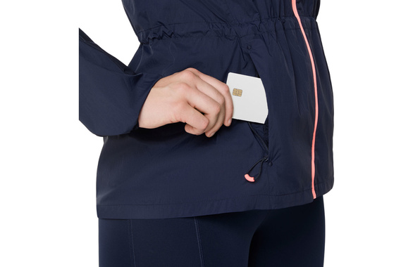 Kurtka Asics Road Packable Jacket damska granatowa