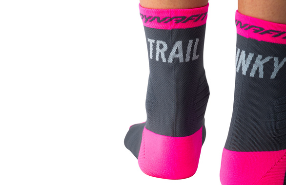 Skarpety Dynafit Trail Mid Socks szaro-różowe