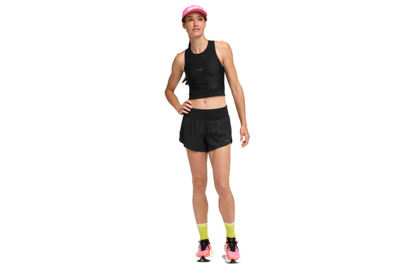 Spodenki Hoka Glide 4" Short damskie czarne SS25