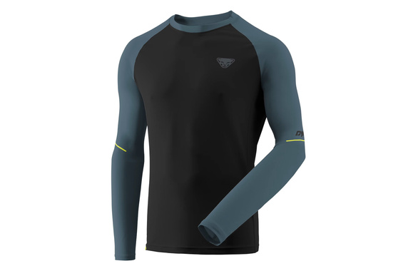 Koszulka Dynafit Alpine Pro Long Sleeve czarno-szara męska 