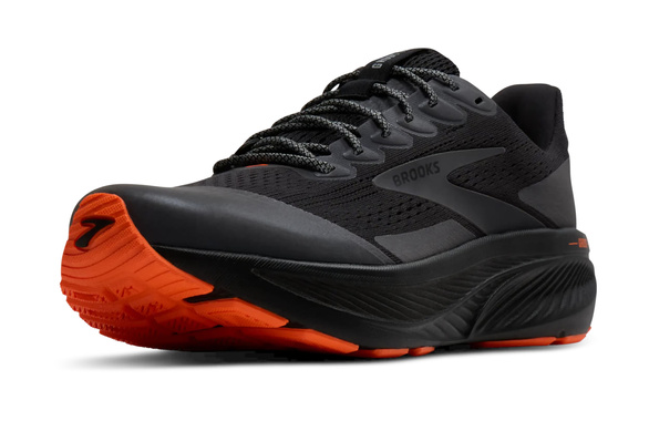 Buty Brooks Ghost 17 czarno-pomarańczowe męskie AW25