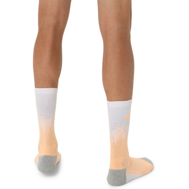 Skarpety Asics Performance Run Socks Crew biało-pomarańczowe