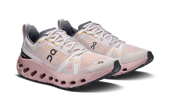Buty On Cloudsurfer Trail damskie szaro-różowe SS25