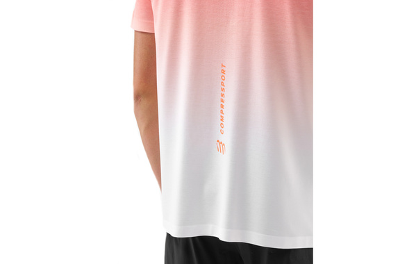 Koszulka Compressport Performance SS T-Shirt czerwono-biała męska