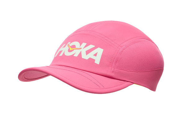 Czapka z daszkiem Hoka Run Hat różowa