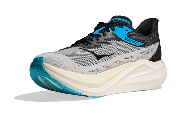 Buty Hoka Rocket X 3 biało-czarne męskie (WBLC) AW25