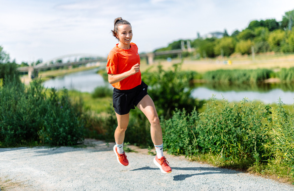 Koszulka Asics Road SS Top damska koralowa