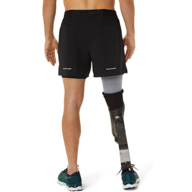 Spodenki Asics Road 2-n-1 5in Short czarne męskie SS23