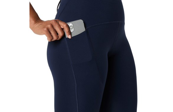 Legginsy Asics Road High Waist Tight damskie granatowe