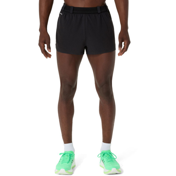 Spodenki Asics Metarun Split Short czarne męskie 