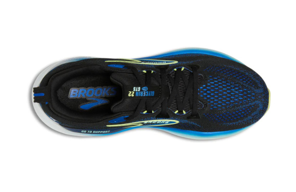 Buty Brooks Glycerin GTS 22 czarno-niebieskie męskie SS25