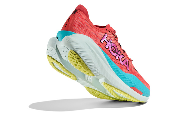 Buty Hoka Mach X2 damskie czerwono-niebieskie (GFRT) SS25