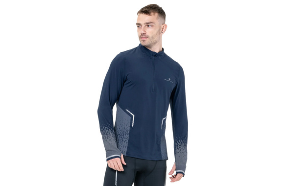 Bluza Ronhill Tech Reflect 1/2 Zip granatowa męska 