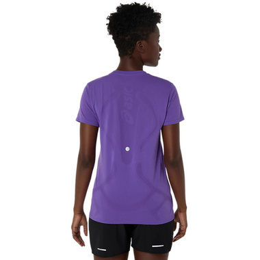 Koszulka Asics Road SS Seamless Top damska fioletowa