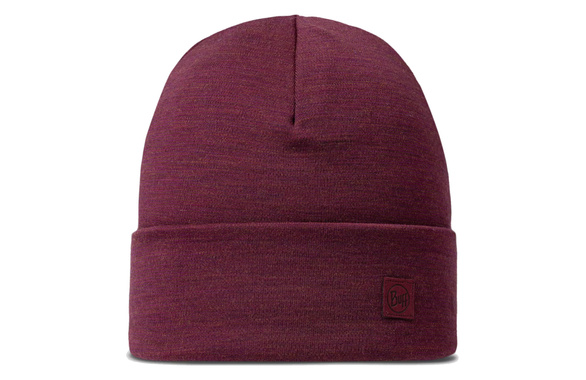 Czapka Buff Merino Wool Hat Tibetan Red heavyweight 500 bordowa