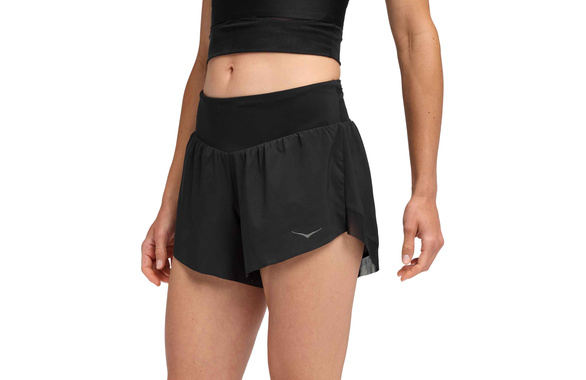 Spodenki Hoka Glide 4" Short damskie czarne SS25