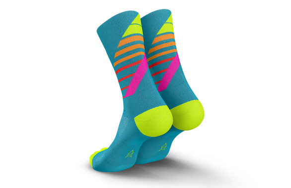 Skarpety Incylence Running Ladders Blue Pink (High Cut) niebiesko-różowe