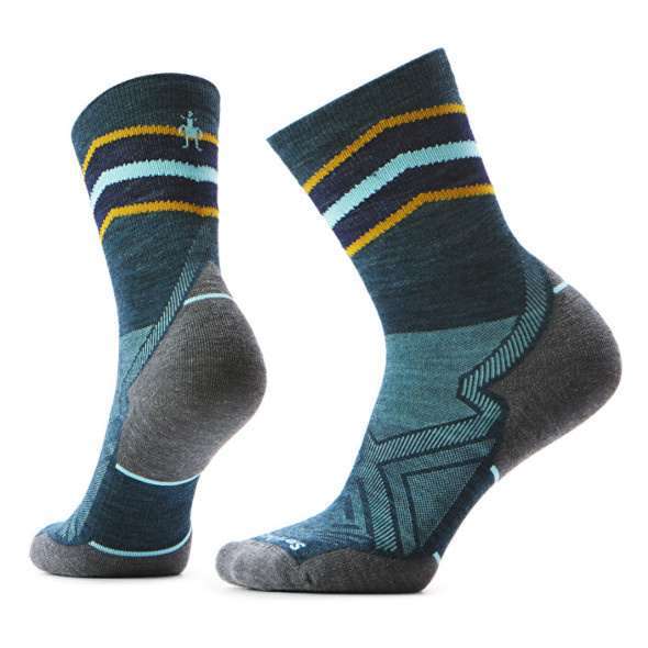Skarpety Smartwool Run Targeted Cushion Mid Crew Socks damskie granatowo-szare