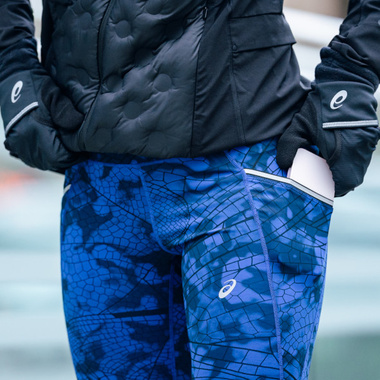 Legginsy Asics Road Lite-Show Tight damskie granatowe