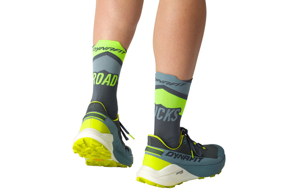 Skarpety Dynafit Ultra Crew Socks szaro-zielone
