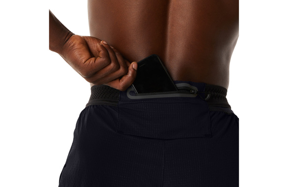 Spodenki Asics Metarun Split Short czarne męskie 