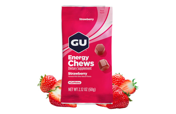 Żelki energetyczne Gu Energy Chews Strawberry 54 g truskawka