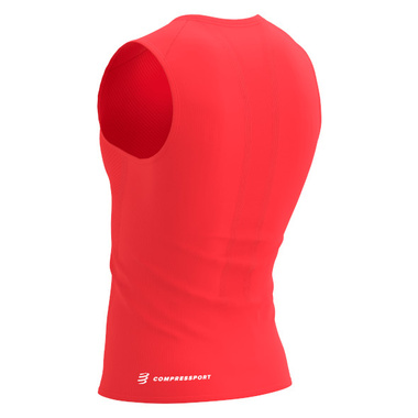 Koszulka Compressport Trail Racing Tank czerwona męska