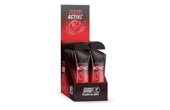 Zestaw koncentratów soku z cierpkiej wiśni Active Edge Cherry Active Shot 24 x 30 ml