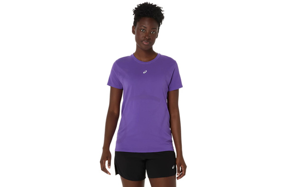Koszulka Asics Road SS Seamless Top damska fioletowa