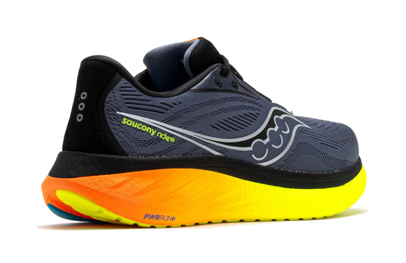 Buty Saucony Ride 18 granatowo-pomarańczowe męskie AW25