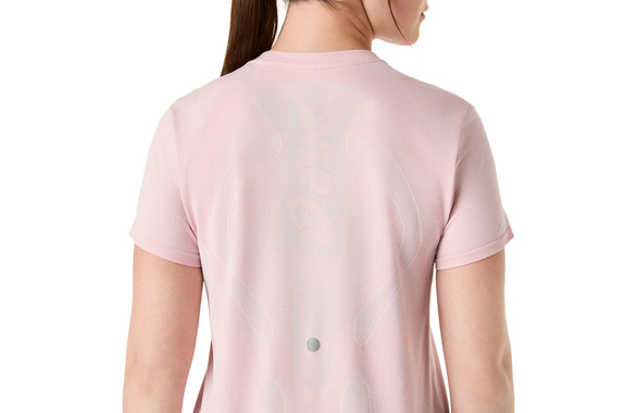 Koszulka Asics Road SS Seamless Top damska jasnoróżowa