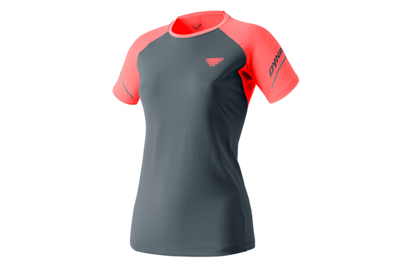 Koszulka Dynafit Alpine Pro S/S Tee damska szaro-różowa