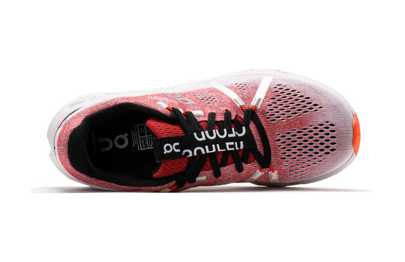 Buty On Cloudsurfer damskie szaro-czerwone AW24