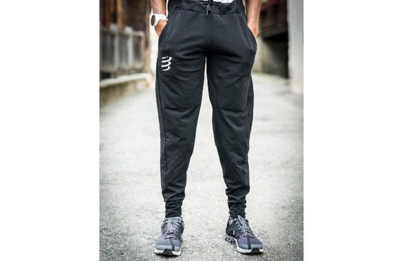 Spodnie Compressport Seamless Pants czarne męskie