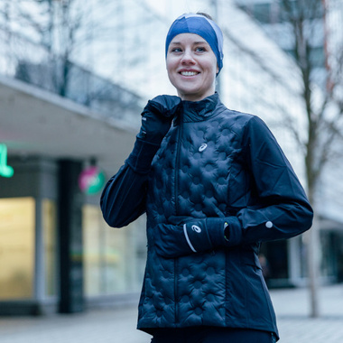 Kurtka Asics Road Winter Jacket damska czarna