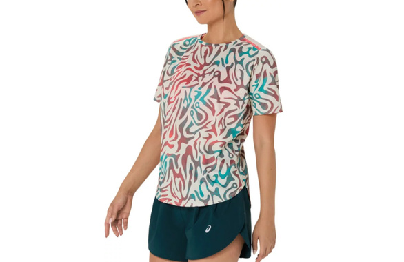 Koszulka Asics Road All Over Print SS Top kolorowa