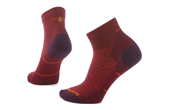 Skarpety Smartwool Run Zero Cushion Ankle Socks damskie czerwone