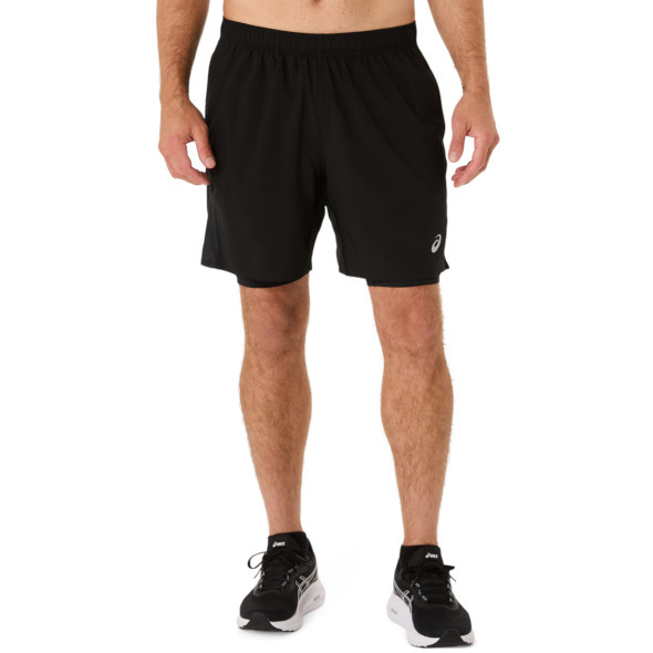 Spodenki Asics Core 2-n-1 7in Short czarne męskie