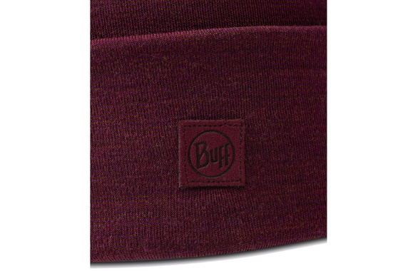 Czapka Buff Merino Wool Hat Tibetan Red heavyweight 500 bordowa