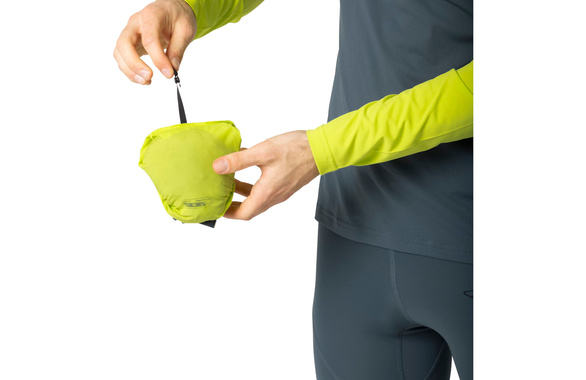 Kurtka Dynafit Alpine Wind Jacket szaro-żółta męska 
