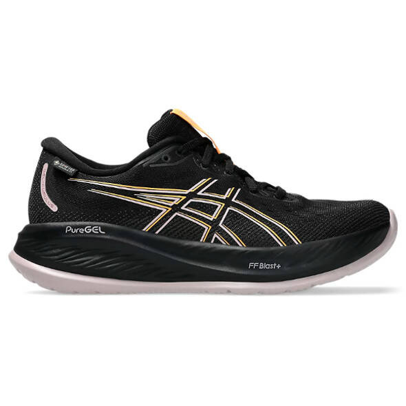Buty Asics Gel-Cumulus 26 z membraną G-TX (wodoodporne) damskie czarno-pomarańczowe AW24