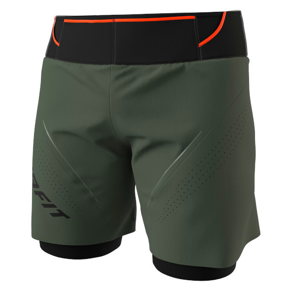Spodenki Dynafit Ultra 2-in-1 Shorts ciemnozielone męskie 