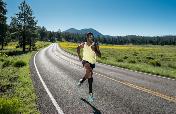 Spodenki Hoka Race Day Split Short czarne męskie 