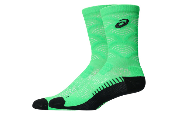 Skarpety Asics Performance Run Socks Crew zielono-czarne