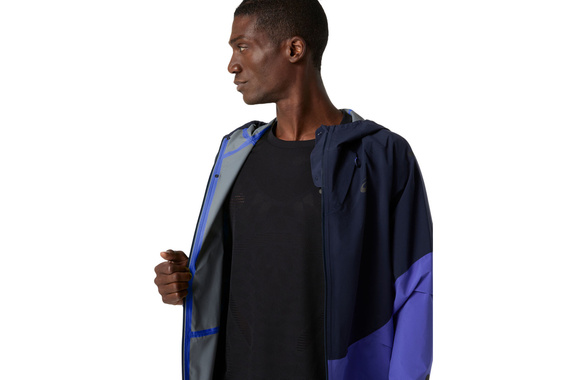 Kurtka Asics Metarun Legend Jacket granatowo-fioletowa męska