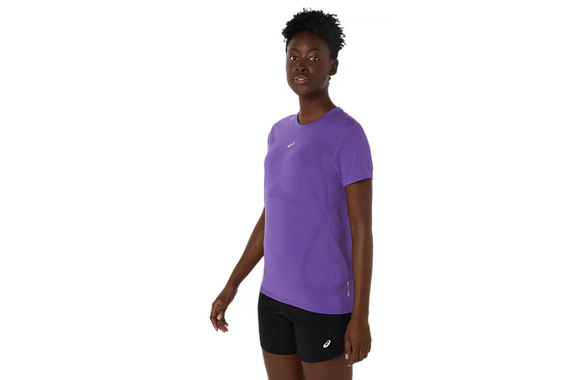 Koszulka Asics Road SS Seamless Top damska fioletowa