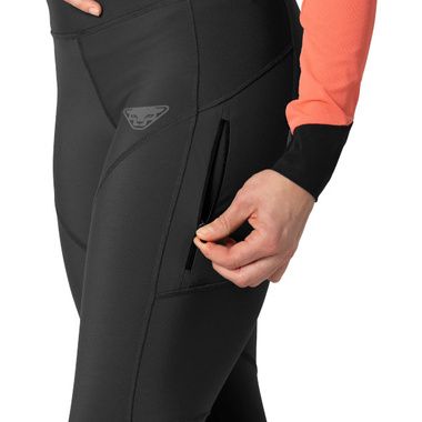 Legginsy Dynafit Winter Running Tights damskie czarne AW25