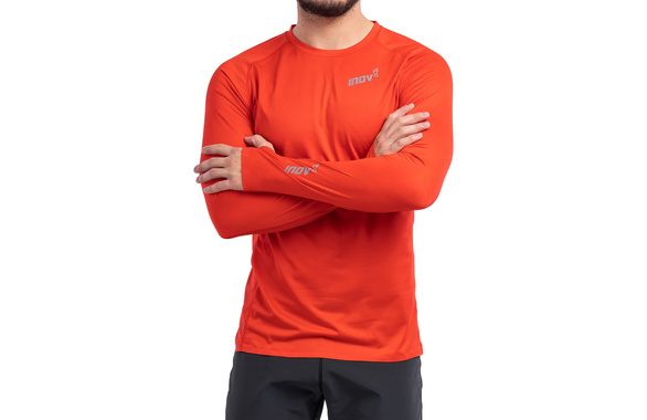 Koszulka Inov-8 Base Elite LS czerwona męska