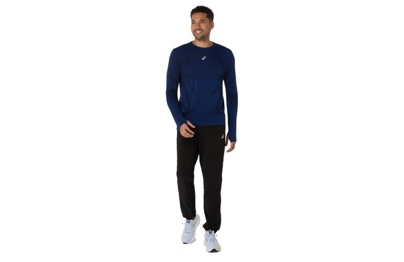 Koszulka Asics Road Seamless Ls Top granatowa męska AW25