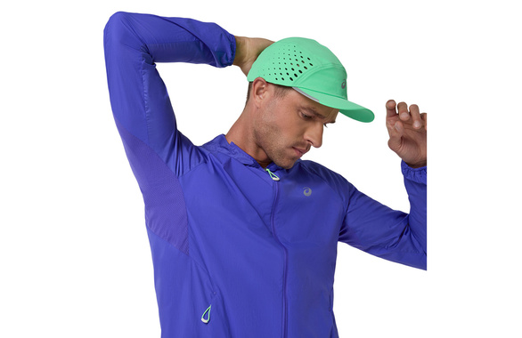 Kurtka Asics Road Packable Jacket kobaltowa męska 